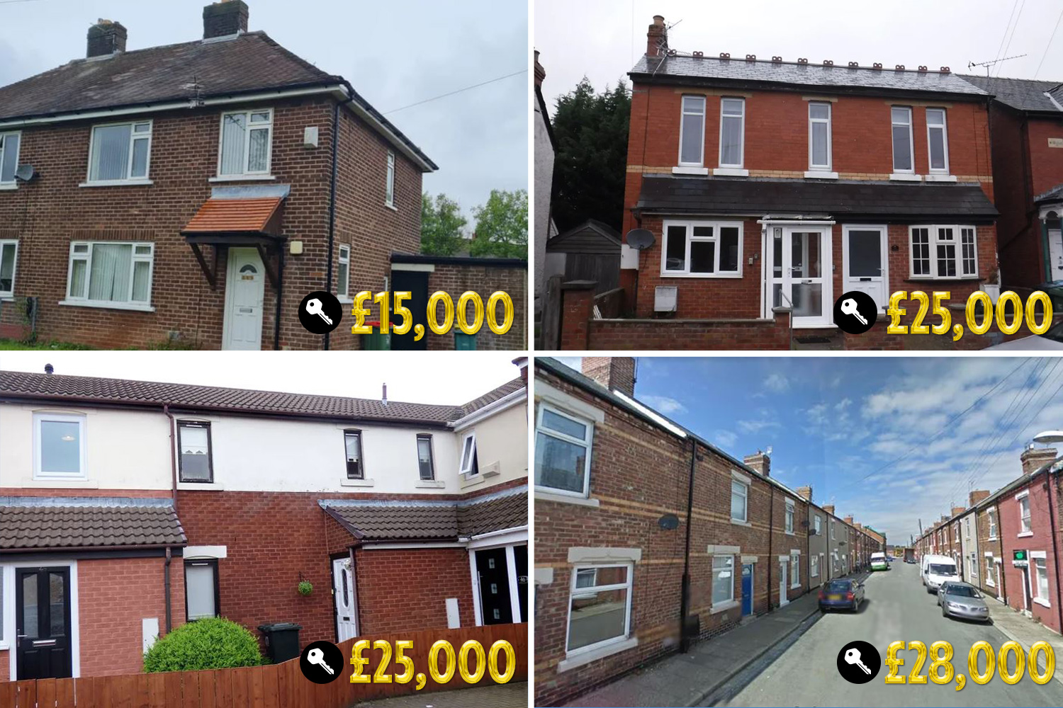 Where to buy cheapest houses in UK